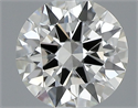 Natural Diamond 0.45 Carats, Round with Excellent Cut, J Color, VVS2 Clarity and Certified by GIA