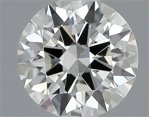 Picture of Natural Diamond 0.45 Carats, Round with Excellent Cut, J Color, VVS2 Clarity and Certified by GIA