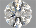 Natural Diamond 2.91 Carats, Round with Excellent Cut, I Color, SI2 Clarity and Certified by GIA