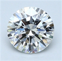 Natural Diamond 1.51 Carats, Round with Excellent Cut, F Color, VS2 Clarity and Certified by GIA