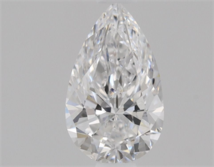 Picture of Natural Diamond 0.52 Carats, Pear with  Cut, D Color, VVS1 Clarity and Certified by GIA