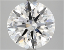 Natural Diamond 3.04 Carats, Round with Excellent Cut, E Color, SI1 Clarity and Certified by GIA