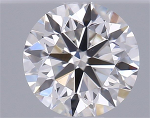 Picture of Natural Diamond 0.40 Carats, Round with Very Good Cut, H Color, VS1 Clarity and Certified by GIA