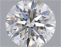 Natural Diamond 0.42 Carats, Round with Excellent Cut, G Color, SI2 Clarity and Certified by GIA