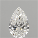 Natural Diamond 1.07 Carats, Pear with  Cut, E Color, VVS2 Clarity and Certified by GIA