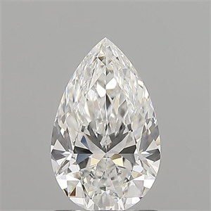 Picture of Natural Diamond 1.07 Carats, Pear with  Cut, E Color, VVS2 Clarity and Certified by GIA