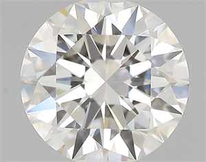 Picture of Natural Diamond 0.43 Carats, Round with Excellent Cut, H Color, VVS2 Clarity and Certified by GIA