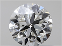 Natural Diamond 0.50 Carats, Round with Very Good Cut, J Color, VS1 Clarity and Certified by GIA