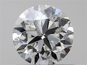 Picture of Natural Diamond 0.50 Carats, Round with Very Good Cut, J Color, VS1 Clarity and Certified by GIA