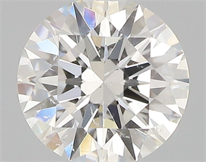 Picture of Natural Diamond 0.42 Carats, Round with Excellent Cut, H Color, SI2 Clarity and Certified by GIA