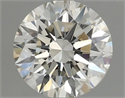 Natural Diamond 0.46 Carats, Round with Excellent Cut, K Color, SI1 Clarity and Certified by GIA