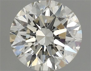 Picture of Natural Diamond 0.46 Carats, Round with Excellent Cut, K Color, SI1 Clarity and Certified by GIA