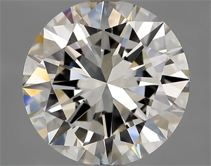 Picture of Natural Diamond 3.01 Carats, Round with Very Good Cut, I Color, VVS1 Clarity and Certified by GIA