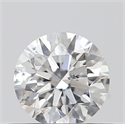 Natural Diamond 0.40 Carats, Round with Excellent Cut, F Color, SI2 Clarity and Certified by GIA