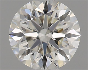 Picture of Natural Diamond 0.40 Carats, Round with Excellent Cut, J Color, VS1 Clarity and Certified by GIA