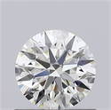 Natural Diamond 0.57 Carats, Round with Excellent Cut, K Color, VS2 Clarity and Certified by GIA