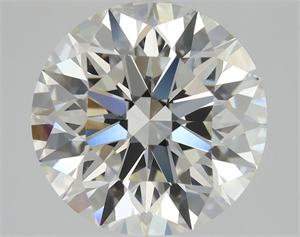 Picture of Natural Diamond 1.90 Carats, Round with Excellent Cut, I Color, VVS2 Clarity and Certified by GIA