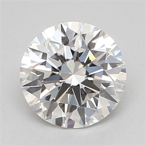 Picture of Natural Diamond 0.41 Carats, Round with Excellent Cut, E Color, VS2 Clarity and Certified by GIA