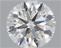 Natural Diamond 0.40 Carats, Round with Very Good Cut, I Color, VS1 Clarity and Certified by GIA