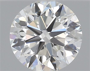 Picture of Natural Diamond 0.40 Carats, Round with Very Good Cut, I Color, VS1 Clarity and Certified by GIA