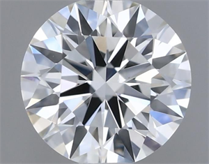 Picture of Natural Diamond 0.48 Carats, Round with Excellent Cut, I Color, VS2 Clarity and Certified by GIA