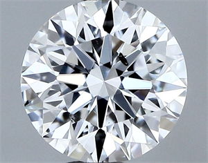 Picture of Natural Diamond 0.40 Carats, Round with Excellent Cut, D Color, SI2 Clarity and Certified by GIA