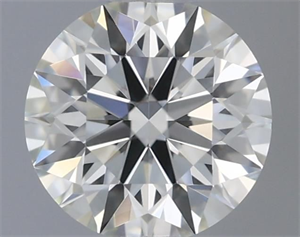 Picture of Natural Diamond 0.42 Carats, Round with Excellent Cut, I Color, VS1 Clarity and Certified by IGI