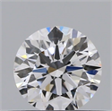 Natural Diamond 0.40 Carats, Round with Excellent Cut, D Color, VS2 Clarity and Certified by GIA