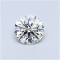 Natural Diamond 0.41 Carats, Round with Excellent Cut, J Color, VS1 Clarity and Certified by GIA