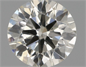 Natural Diamond 0.40 Carats, Round with Excellent Cut, I Color, SI1 Clarity and Certified by IGI