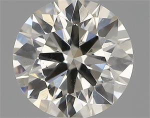 Picture of Natural Diamond 0.40 Carats, Round with Excellent Cut, I Color, SI1 Clarity and Certified by IGI