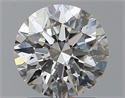 Natural Diamond 1.64 Carats, Round with Excellent Cut, I Color, SI2 Clarity and Certified by GIA