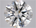 Natural Diamond 5.01 Carats, Round with Excellent Cut, F Color, IF Clarity and Certified by GIA