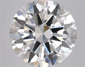 Picture of Natural Diamond 5.01 Carats, Round with Excellent Cut, F Color, IF Clarity and Certified by GIA