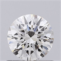 Natural Diamond 0.53 Carats, Round with Excellent Cut, J Color, VVS2 Clarity and Certified by GIA