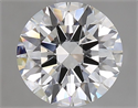 Natural Diamond 2.01 Carats, Round with Excellent Cut, F Color, VS1 Clarity and Certified by GIA