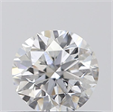 Natural Diamond 0.40 Carats, Round with Excellent Cut, D Color, SI1 Clarity and Certified by IGI