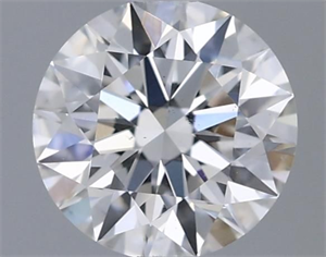 Picture of Natural Diamond 0.41 Carats, Round with Excellent Cut, G Color, VS2 Clarity and Certified by GIA