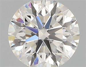 Picture of Natural Diamond 0.41 Carats, Round with Excellent Cut, I Color, VVS2 Clarity and Certified by GIA