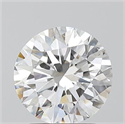 Natural Diamond 2.01 Carats, Round with Excellent Cut, F Color, SI2 Clarity and Certified by GIA