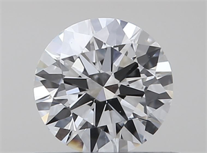 Picture of Natural Diamond 0.40 Carats, Round with Excellent Cut, E Color, IF Clarity and Certified by GIA