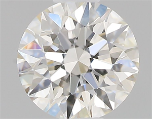 Picture of Natural Diamond 0.46 Carats, Round with Excellent Cut, I Color, IF Clarity and Certified by GIA