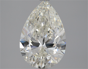 Picture of Natural Diamond 3.22 Carats, Pear with  Cut, J Color, IF Clarity and Certified by GIA