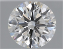 Natural Diamond 0.40 Carats, Round with Excellent Cut, H Color, SI1 Clarity and Certified by GIA