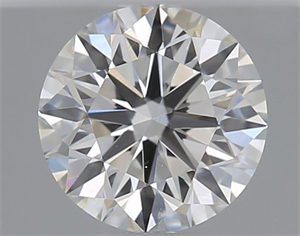 Picture of Natural Diamond 0.40 Carats, Round with Excellent Cut, H Color, SI1 Clarity and Certified by GIA