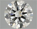 Natural Diamond 3.00 Carats, Round with Excellent Cut, K Color, IF Clarity and Certified by GIA