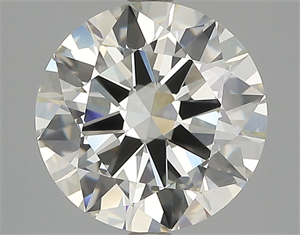 Picture of Natural Diamond 3.00 Carats, Round with Excellent Cut, K Color, IF Clarity and Certified by GIA