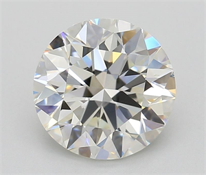 Picture of Natural Diamond 2.01 Carats, Round with Excellent Cut, I Color, SI1 Clarity and Certified by GIA