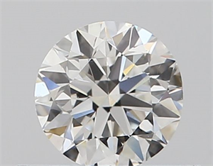 Picture of Natural Diamond 0.40 Carats, Round with Very Good Cut, F Color, SI2 Clarity and Certified by GIA