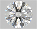 Natural Diamond 1.90 Carats, Round with Excellent Cut, I Color, IF Clarity and Certified by GIA